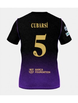 Barcelona Pau Cubarsi #5 Auswärtstrikot 2026-27 Kurzarm Barcelona Pau Cubarsi #5 Auswärtstrikot 2026-27 Kurzarm